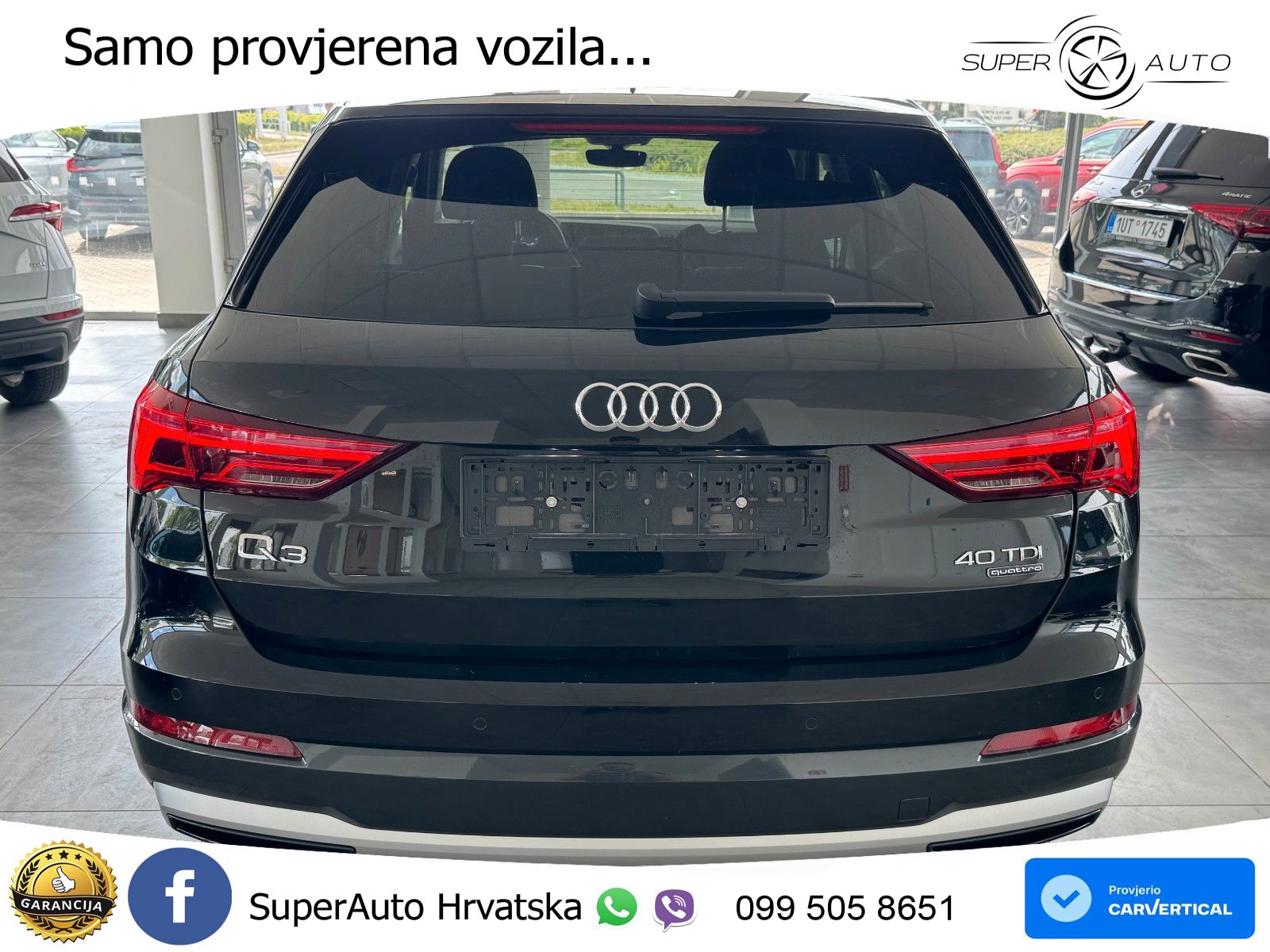 Audi Q3 40 TDI (193 KS) quattro S tronic LED+GR SJED+ACC