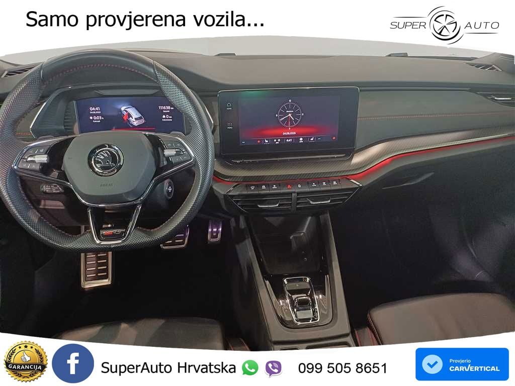 Škoda Octavia Combi RS 2.0 TDI (200 KS) DSG LED+GR SJED+ACC