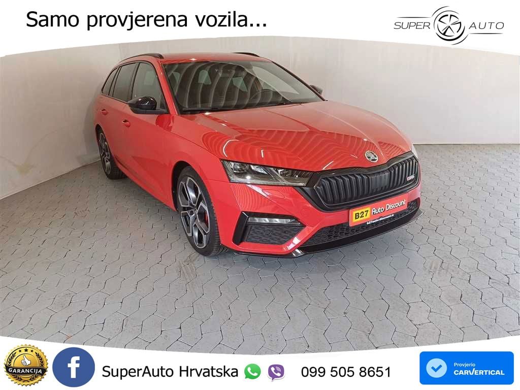 Škoda Octavia Combi RS 2.0 TDI (200 KS) DSG LED+GR SJED+ACC