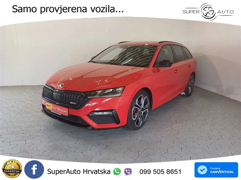 Škoda Octavia Combi RS 2.0 TDI (200 KS) DSG LED+GR SJED+ACC