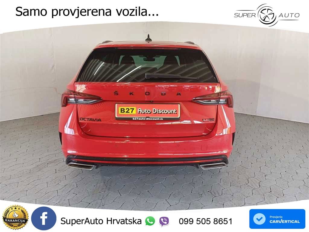 Škoda Octavia Combi RS 2.0 TDI (200 KS) DSG LED+GR SJED+ACC