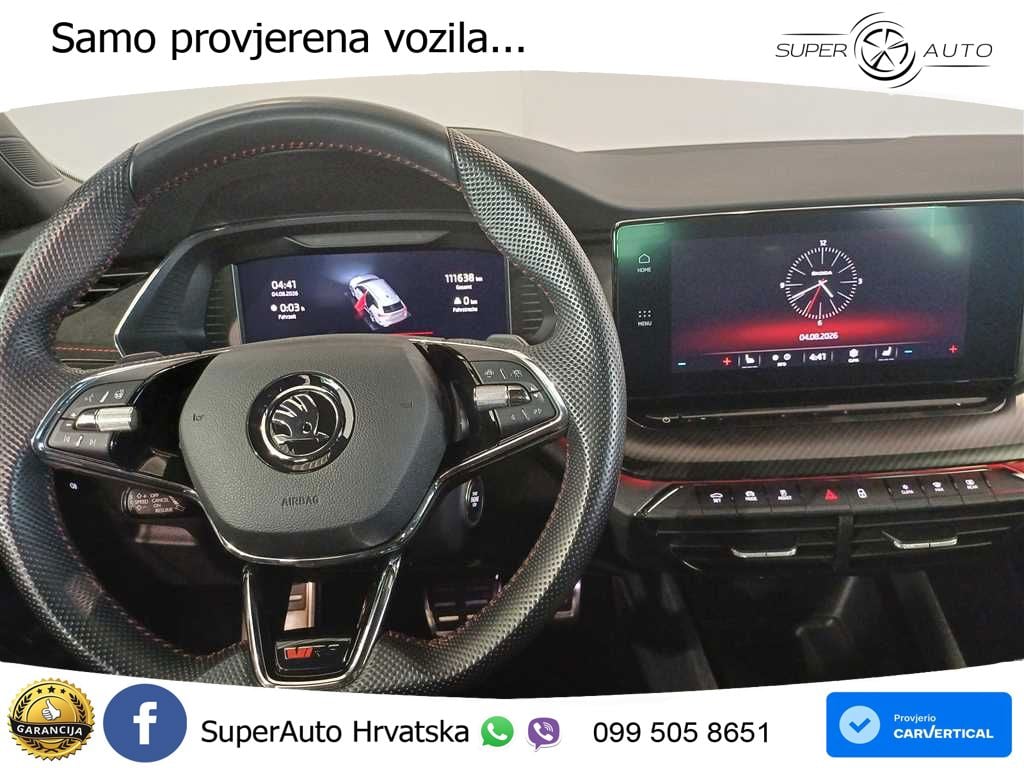 Škoda Octavia Combi RS 2.0 TDI (200 KS) DSG LED+GR SJED+ACC