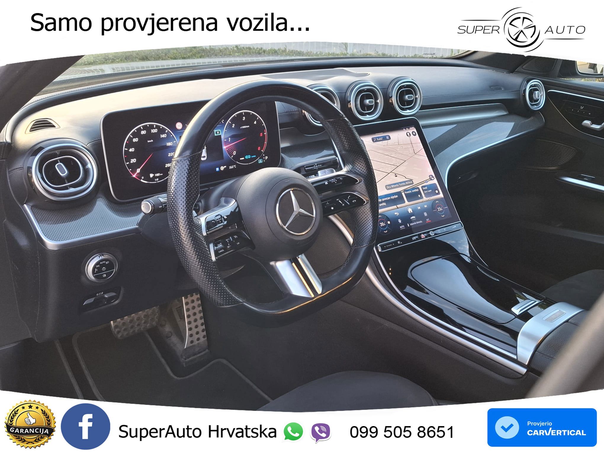 Mercedes C 220d (200 KS) EQ Boost 9G-TRONIC AMG REG 06/27