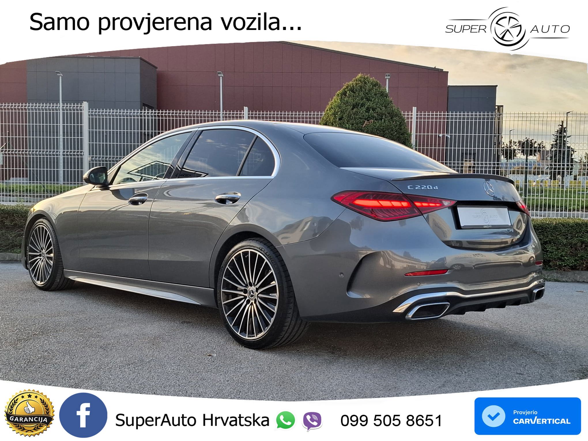 Mercedes C 220d (200 KS) EQ Boost 9G-TRONIC AMG REG 06/27