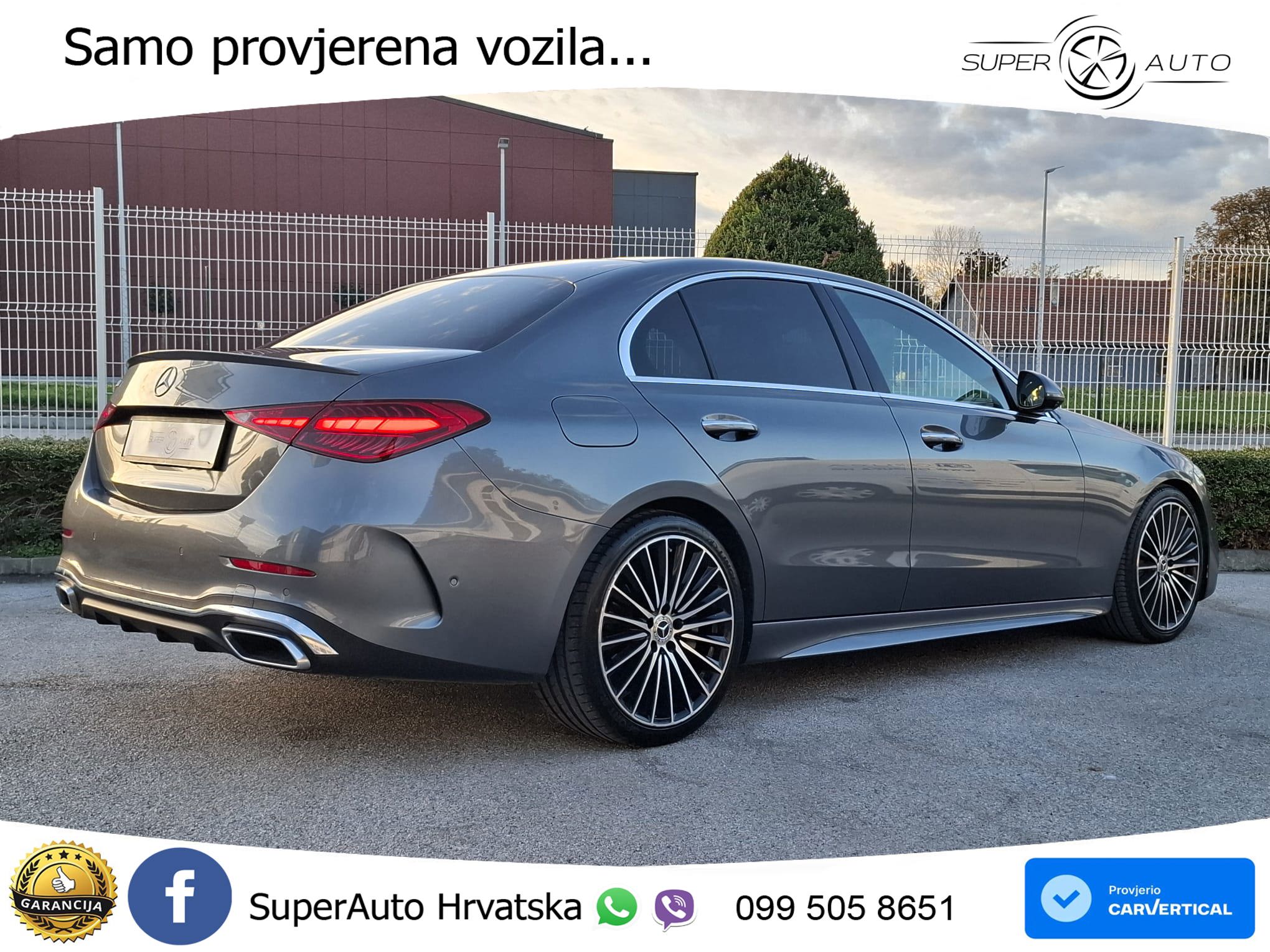 Mercedes C 220d (200 KS) EQ Boost 9G-TRONIC AMG REG 06/27