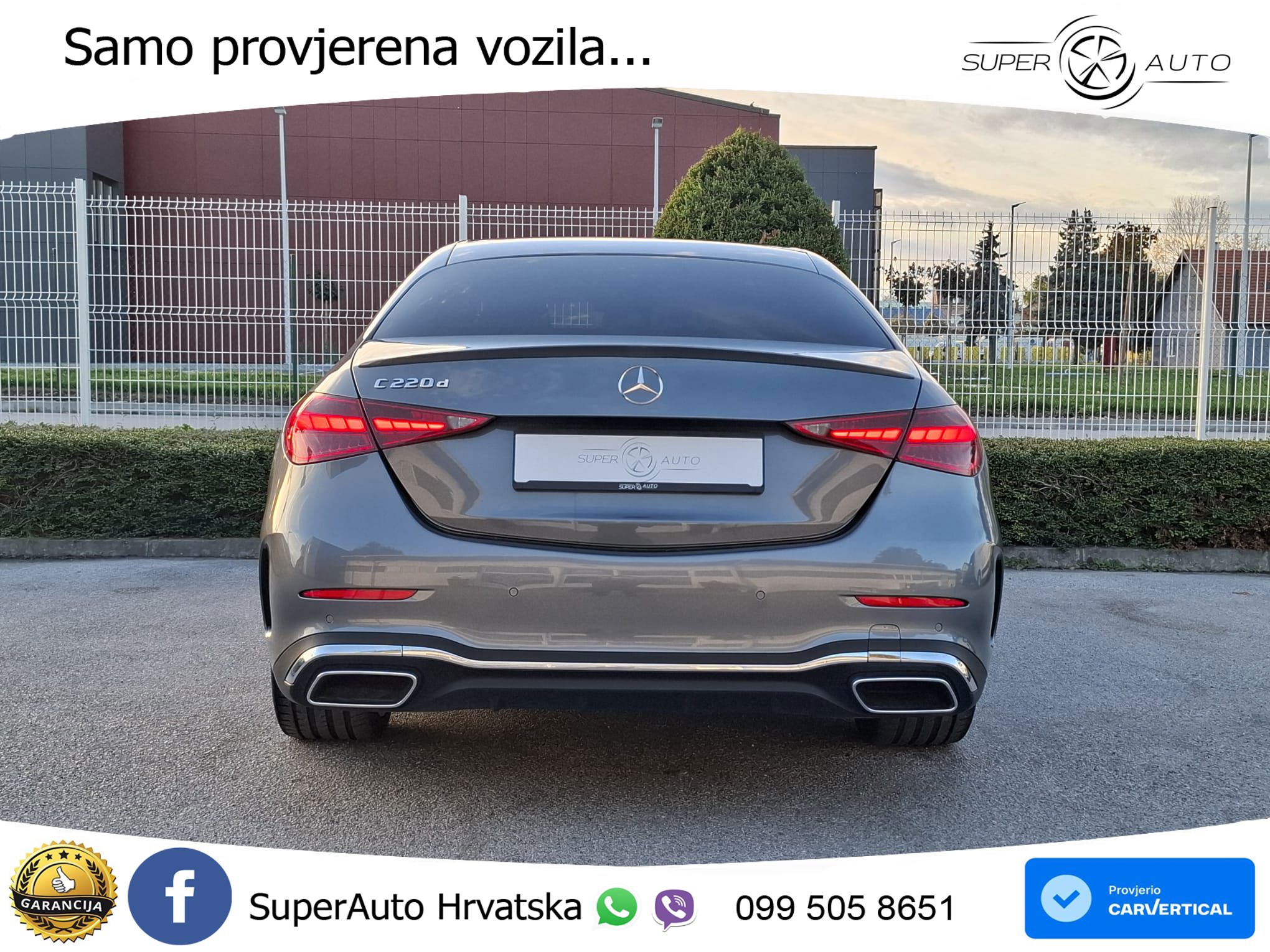 Mercedes C 220d (200 KS) EQ Boost 9G-TRONIC AMG REG 06/27