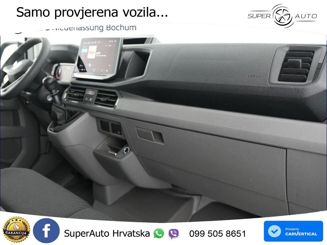 Volkswagen Crafter Kasten mittel Navi Kamera Klima 5 Jahre 140 KS