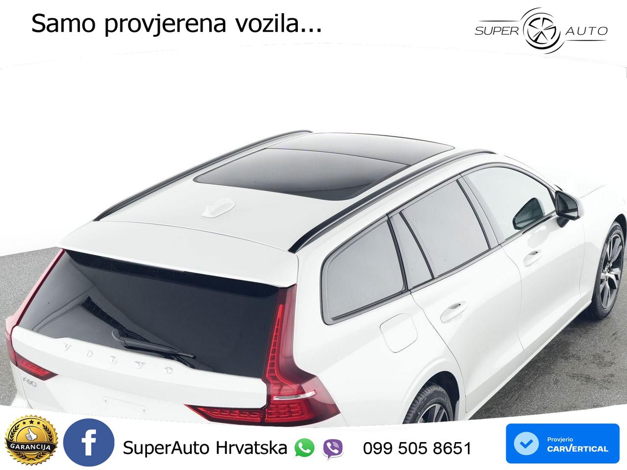 Volvo V60 2.0 B4 Benzin DCT ACC+HEAD+4xGR SJED+360+PANO