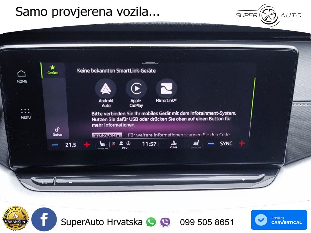Škoda Octavia Combi 2.0 TDI (150 KS) DSG LED+ACC