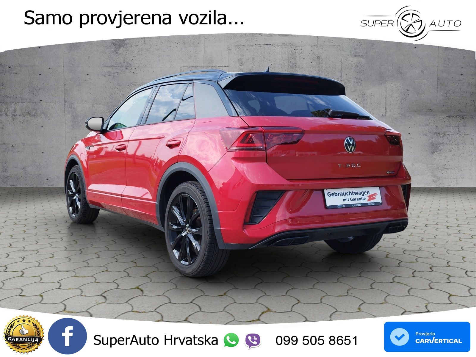 Volkswagen T-Roc I 2.0 TSI (190 KS) 4M DSG LED+GR SJED+ACC
