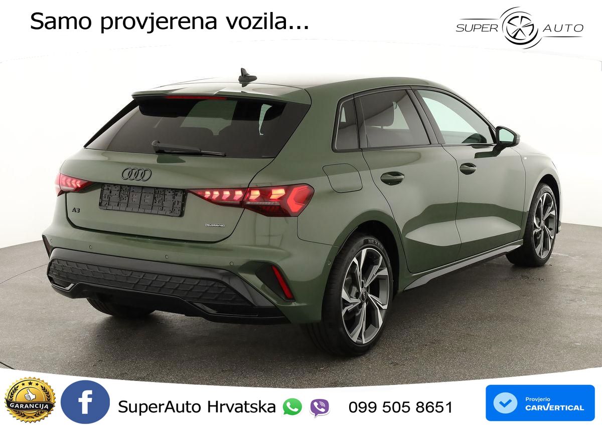 Audi A3 Sportback 40 TFSI (204 KS) quattro S tronic S line