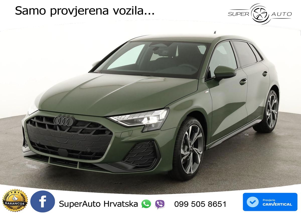 Audi A3 Sportback 40 TFSI (204 KS) quattro S tronic S line
