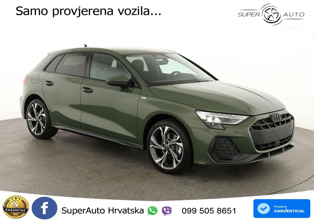 Audi A3 Sportback 40 TFSI (204 KS) quattro S tronic S line