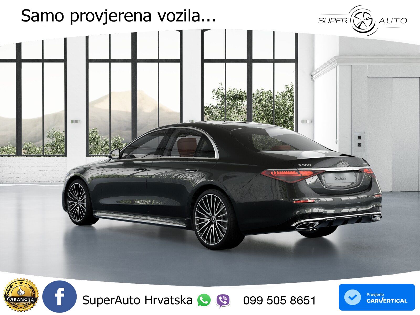 Mercedes S 580 V8 (503 KS) EQ Boost 4MATIC 9G-TRONIC AMG ACC+HEAD+4xGR SJED+360+PANO