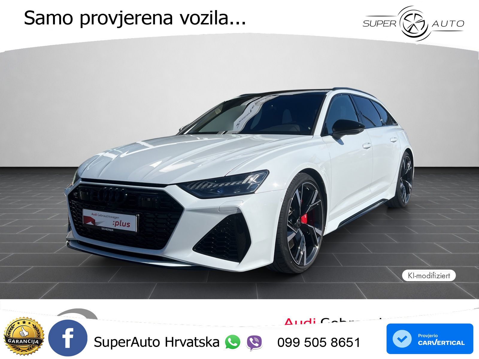 Audi RS6 Avant 4.0 TFSI V8 (600 KS) quattro Tiptronic MATRIX+GR SJED+KAM