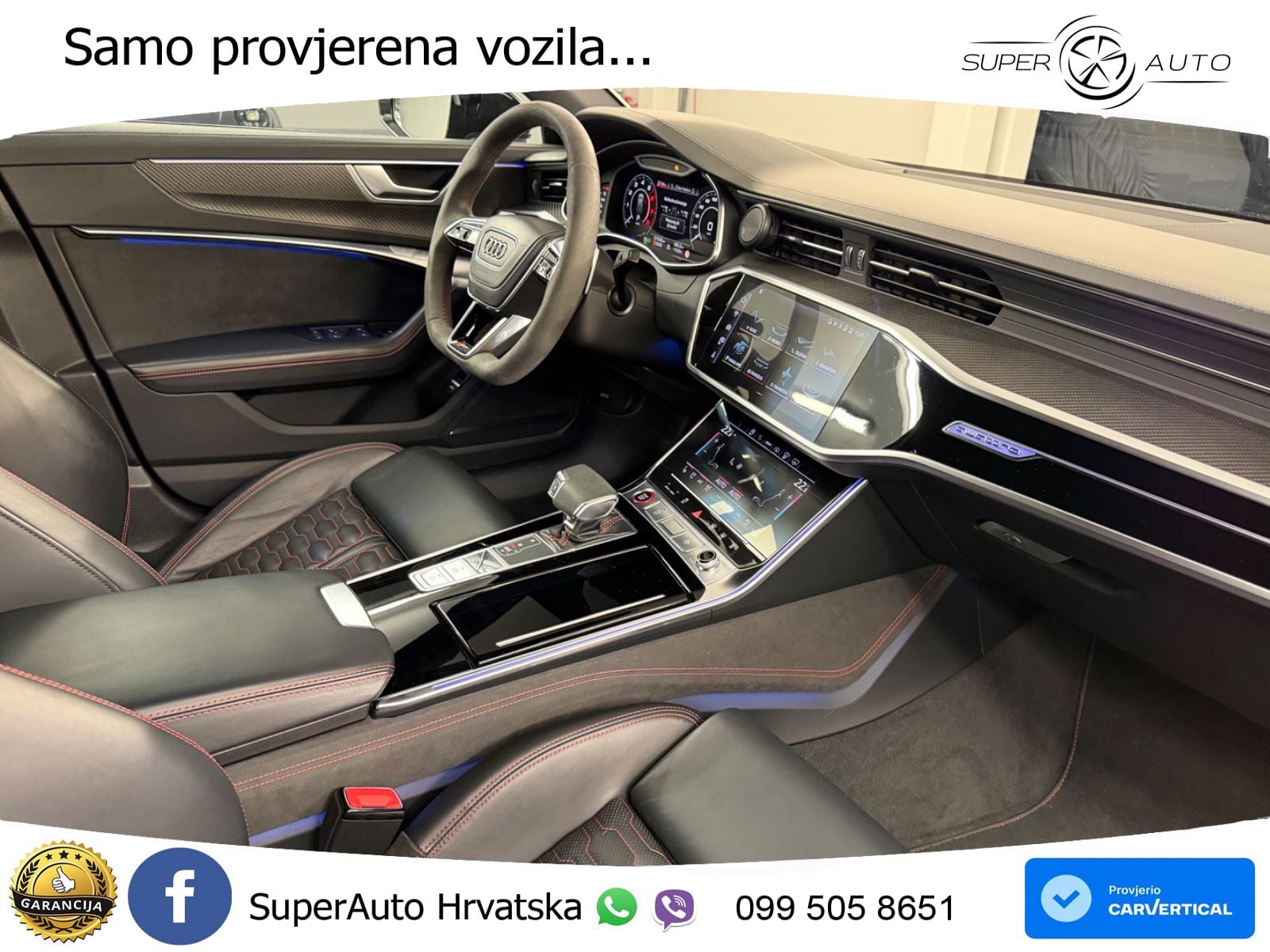 Audi RS6 Avant 4.0 TFSI V8 (600 KS) quattro Tiptronic LED+GR SJED+ACC