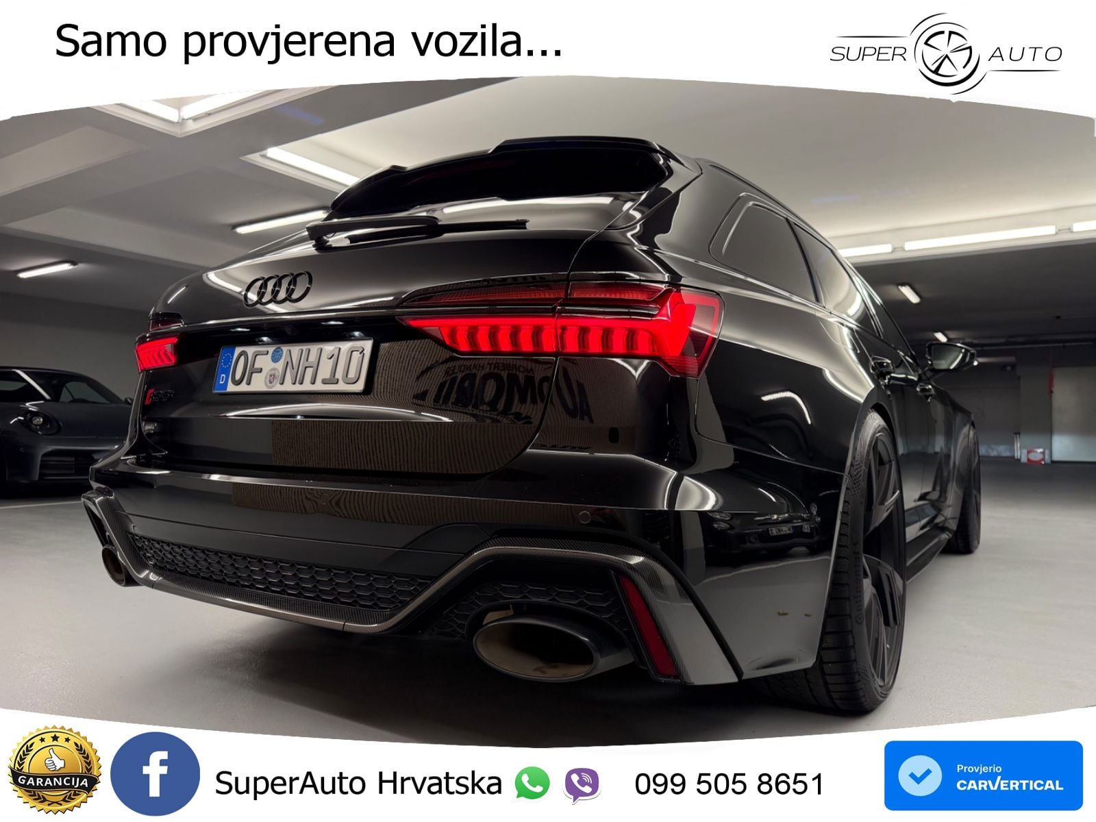 Audi RS6 Avant 4.0 TFSI V8 (600 KS) quattro Tiptronic LED+GR SJED+ACC