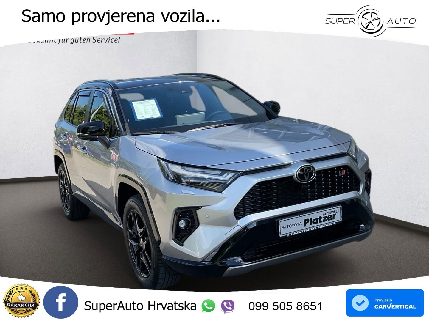 Toyota RAV4 2.5 (222 KS) Hybrid AWD-i eCVT GR Sport LED+GR SJED+ACC