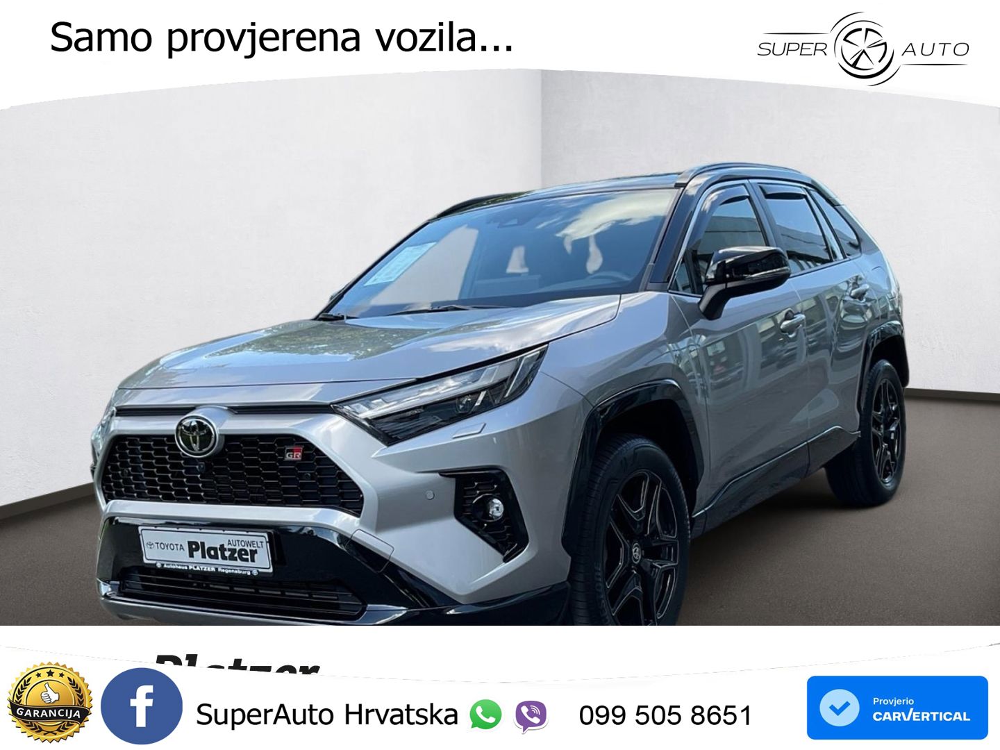 Toyota RAV4 2.5 (222 KS) Hybrid AWD-i eCVT GR Sport LED+GR SJED+ACC