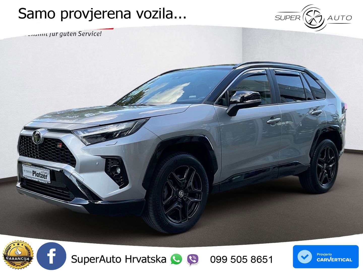 Toyota RAV4 2.5 (222 KS) Hybrid AWD-i eCVT GR Sport LED+GR SJED+ACC