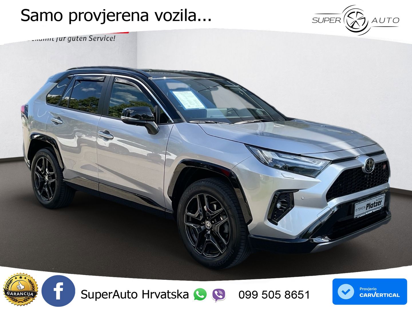 Toyota RAV4 2.5 (222 KS) Hybrid AWD-i eCVT GR Sport LED+GR SJED+ACC