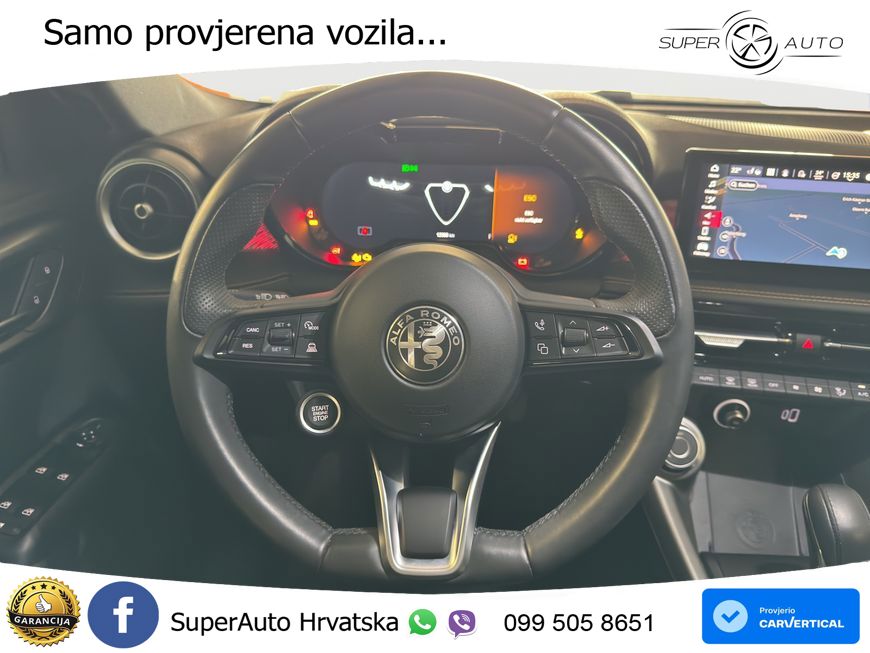 Alfa Romeo Tonale 1.5 VGT (160 KS) 48V-Hybrid TCT LED+GR SJED+ACC