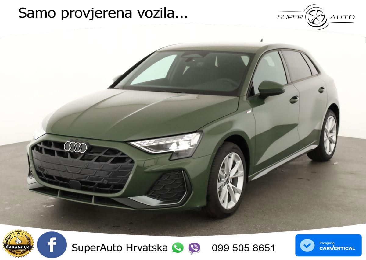 Audi A3 35 TFSI (150 KS) S tronic S line MATRIX+GR SJED+KAM