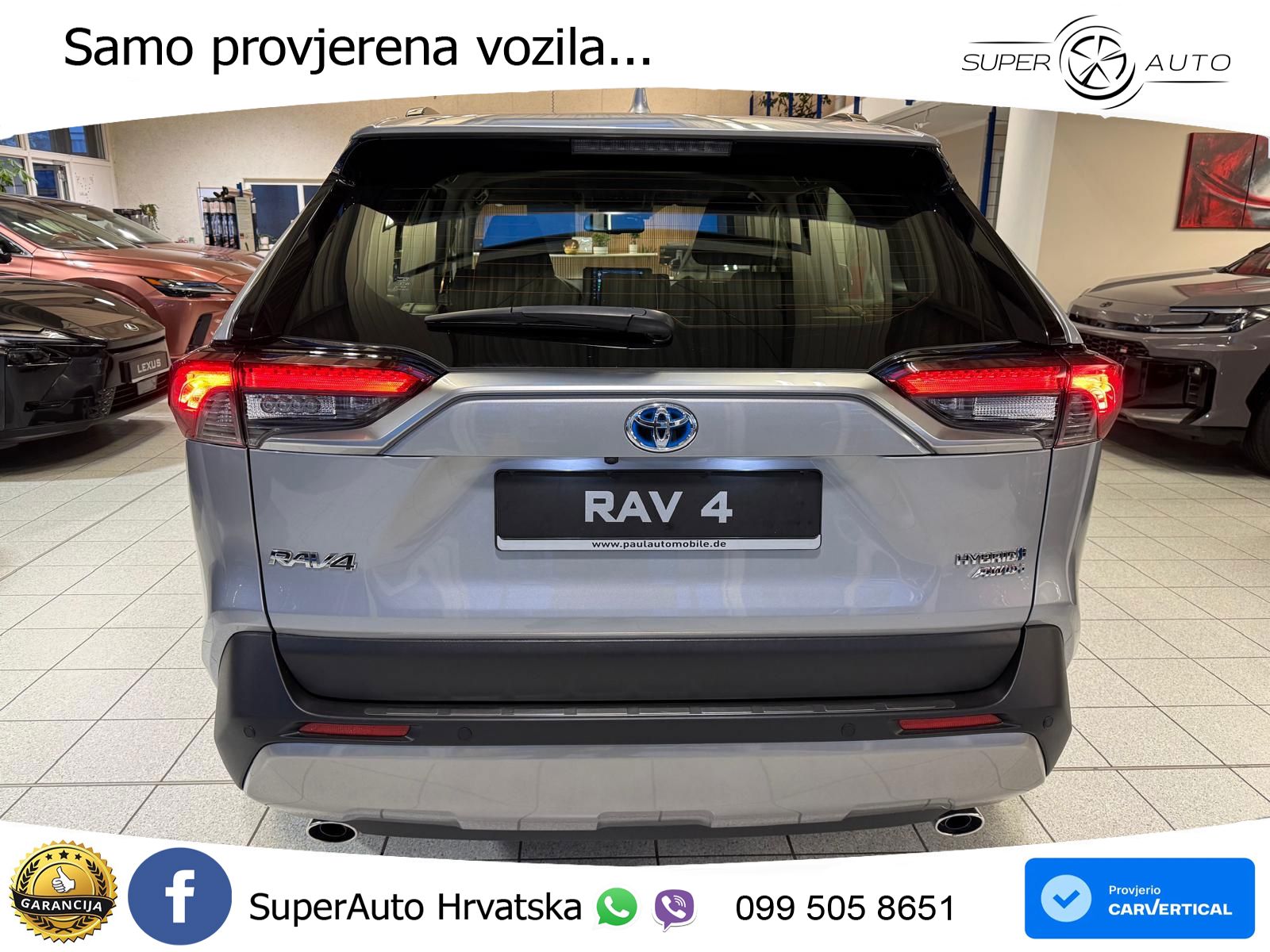 Toyota RAV4 2.5 (222 KS) Hybrid AWD-i eCVT LED+GR SJED+ACC