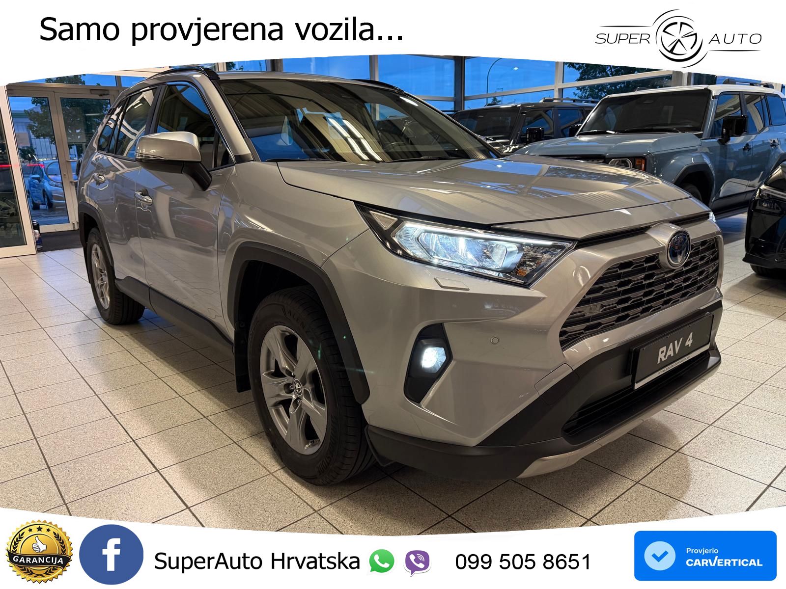 Toyota RAV4 2.5 (222 KS) Hybrid AWD-i eCVT LED+GR SJED+ACC
