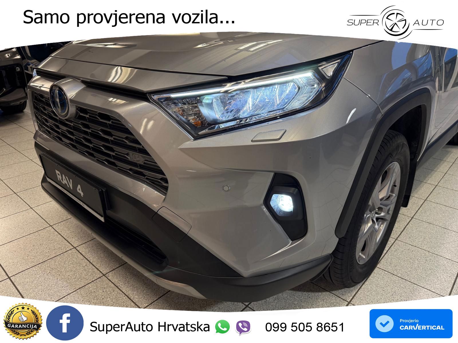Toyota RAV4 2.5 (222 KS) Hybrid AWD-i eCVT LED+GR SJED+ACC