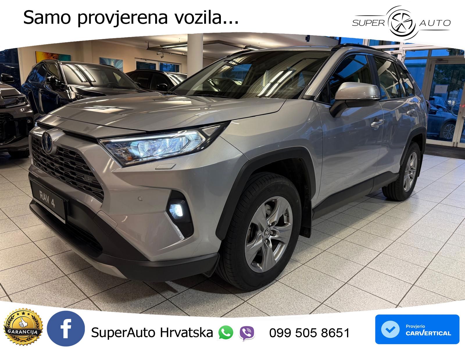 Toyota RAV4 2.5 (222 KS) Hybrid AWD-i eCVT LED+GR SJED+ACC