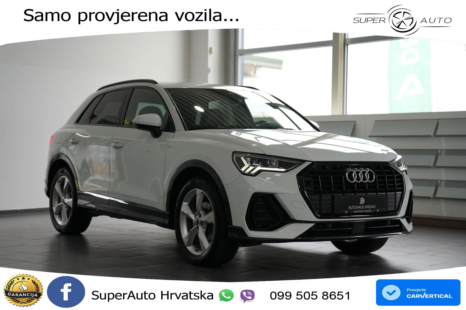 Audi Q3 35 TFSI (150 KS) S tronic S line LED+GR SJED+ACC