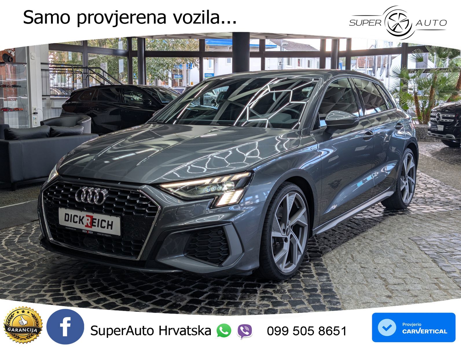 Audi A3 40 TDI (200 KS) quattro S tronic S line LED+GR SJED+ACC