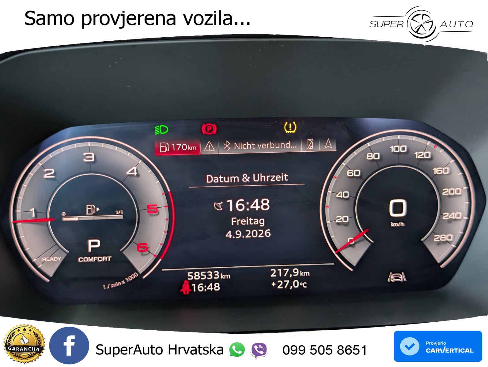 Audi A3 40 TDI (200 KS) quattro S tronic S line LED+GR SJED+ACC