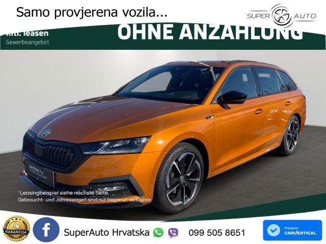 Škoda Octavia Combi 2.0 TSI (190 KS) 4x4 DSG SportLine LED+GR SJED+ACC
