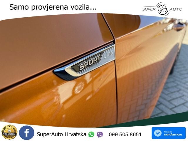 Škoda Octavia Combi 2.0 TSI (190 KS) 4x4 DSG SportLine LED+GR SJED+ACC