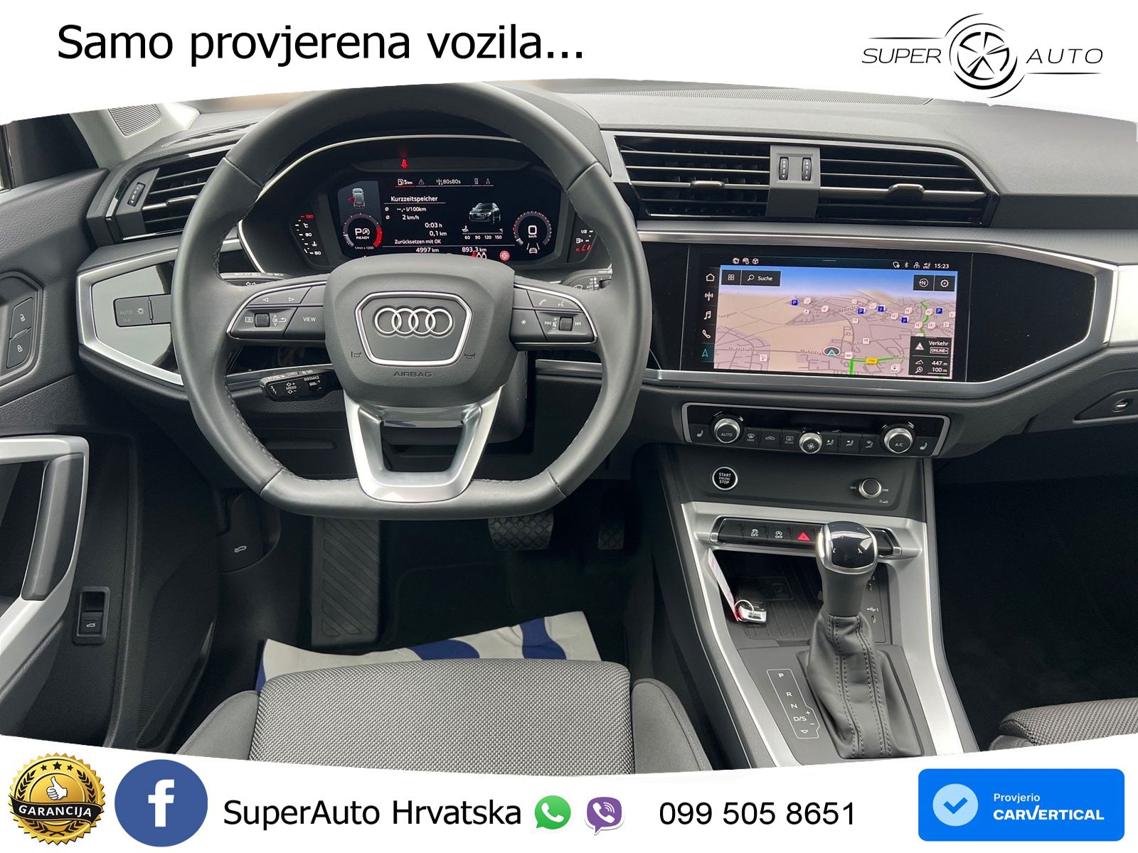 Audi Q3 1.5 TFSI (150 KS) S tronic S line LED+GR SJED+ACC