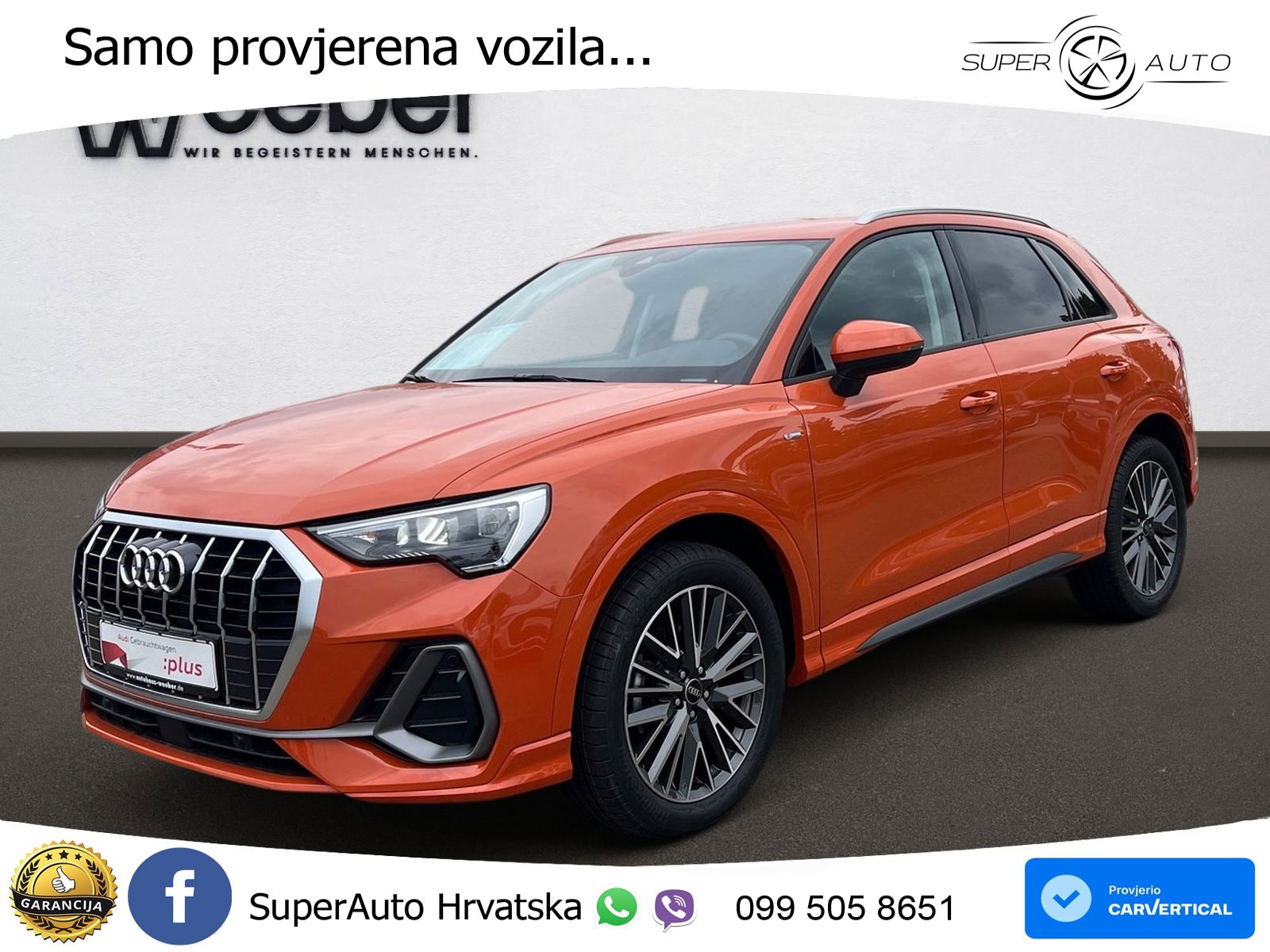 Audi Q3 1.5 TFSI (150 KS) S tronic S line LED+GR SJED+ACC