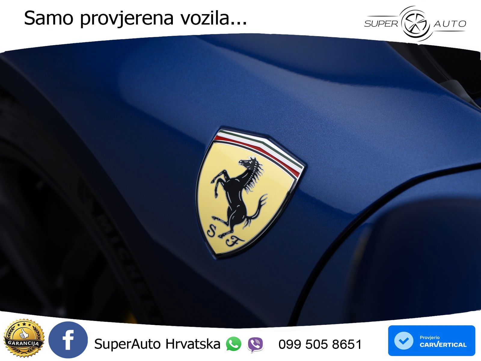 Ferrari 296 GTS 3.0 V6 (830 KS) F1 DCT LED+GR SJED+ACC