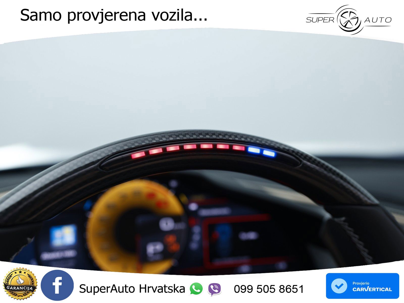 Ferrari 296 GTS 3.0 V6 (830 KS) F1 DCT LED+GR SJED+ACC