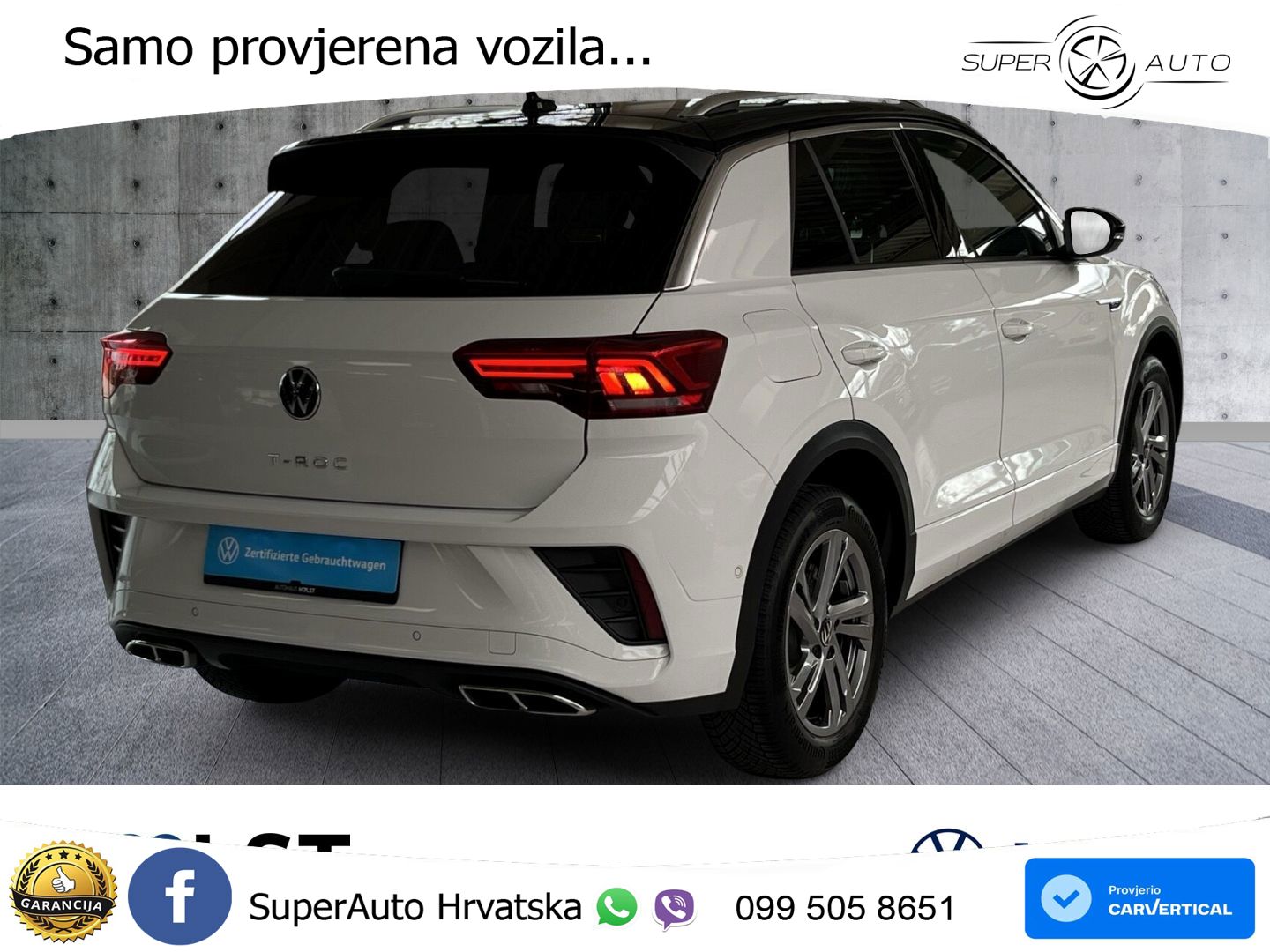 Volkswagen T-Roc 1.5 TSI (150 KS) DSG LED+GR SJED+ACC
