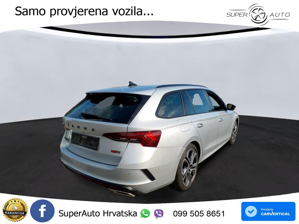 Škoda Octavia Combi RS 2.0 TDI (200 KS) DSG LED+GR SJED+ACC