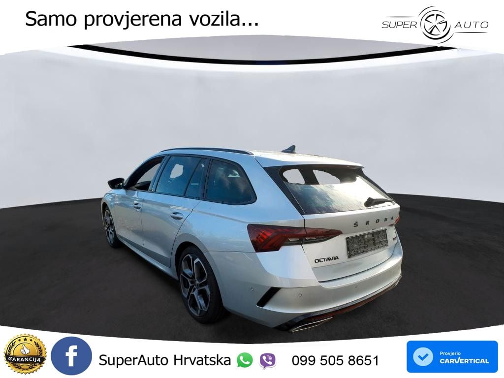 Škoda Octavia Combi RS 2.0 TDI (200 KS) DSG LED+GR SJED+ACC