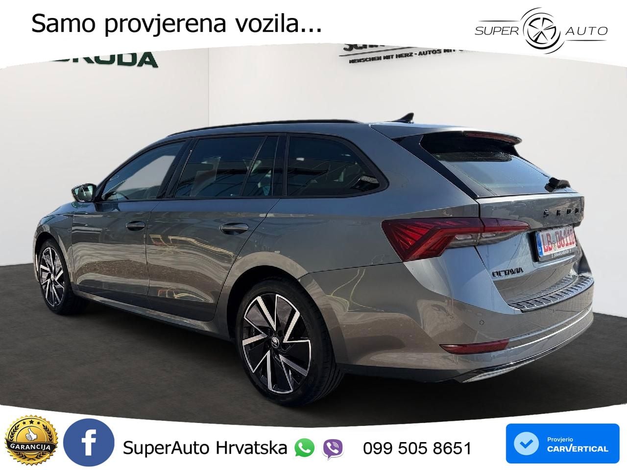 Škoda Octavia Combi 2.0 TDI (150 KS) DSG SportLine LED+GR SJED+ACC