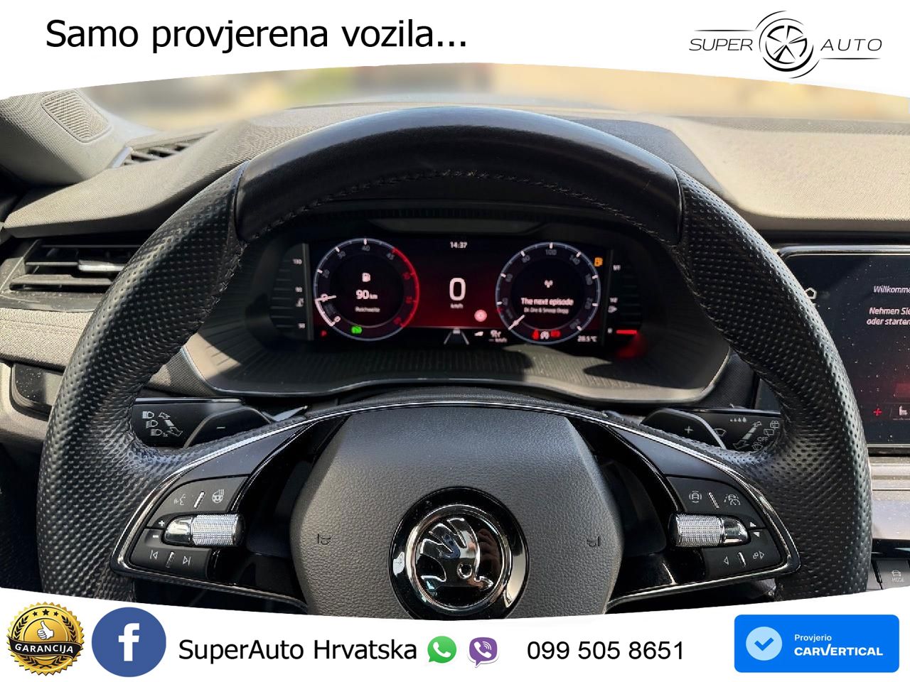 Škoda Octavia Combi 2.0 TDI (150 KS) DSG SportLine LED+GR SJED+ACC