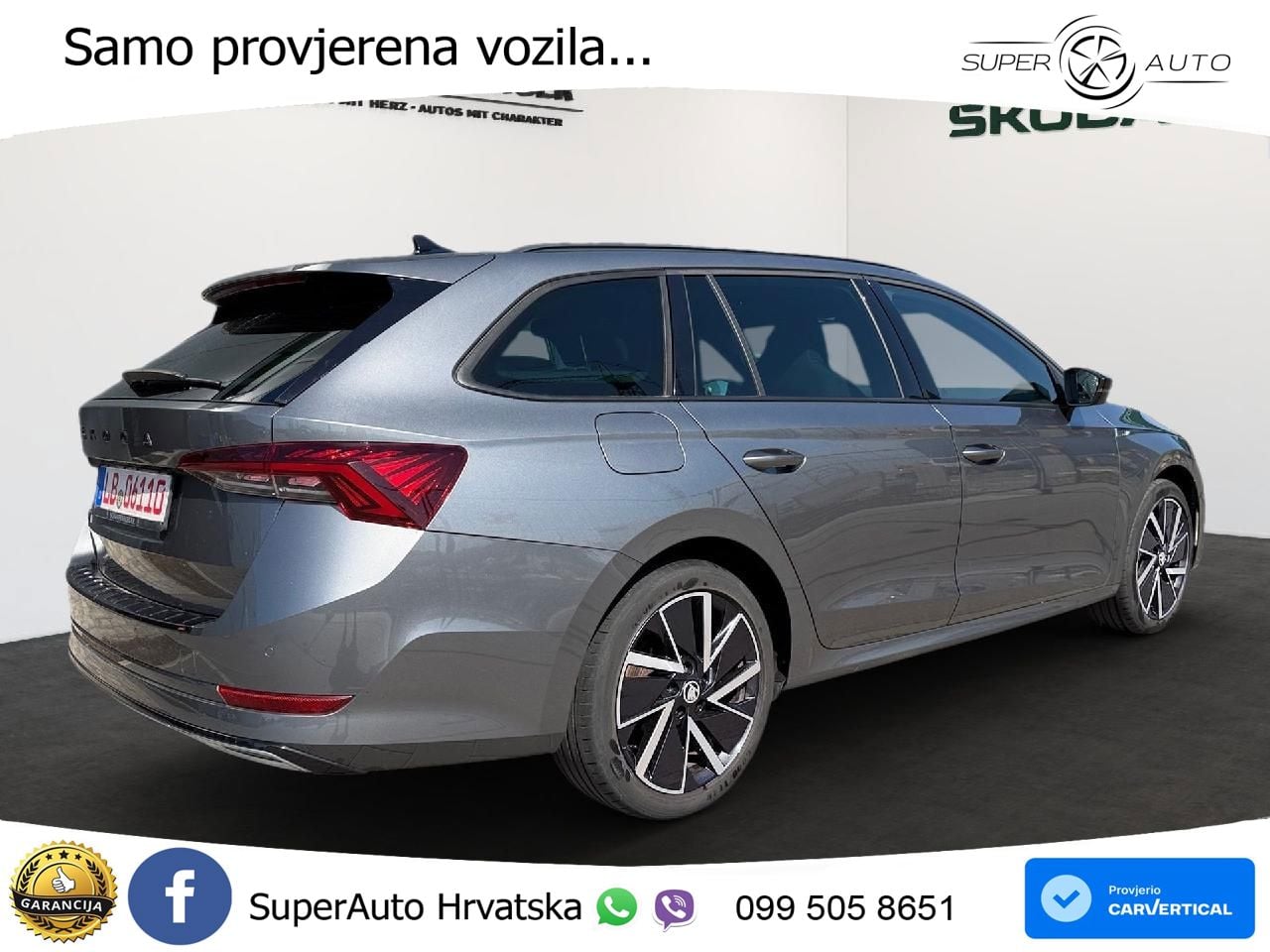 Škoda Octavia Combi 2.0 TDI (150 KS) DSG SportLine LED+GR SJED+ACC