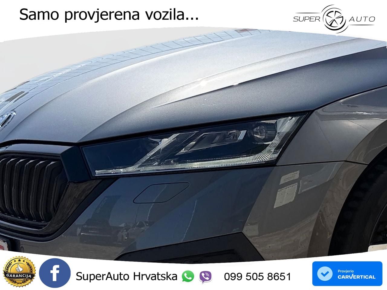Škoda Octavia Combi 2.0 TDI (150 KS) DSG SportLine LED+GR SJED+ACC