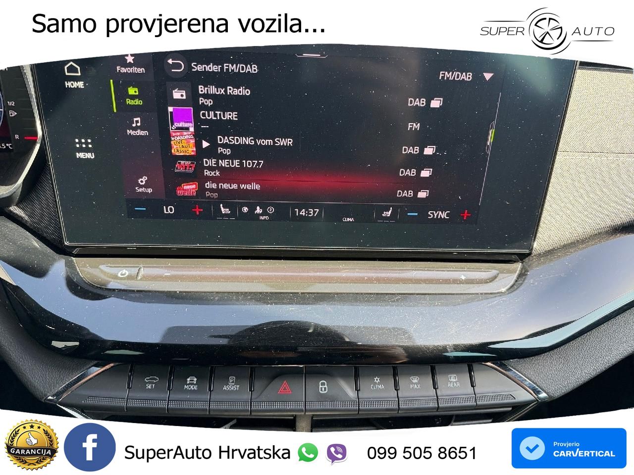Škoda Octavia Combi 2.0 TDI (150 KS) DSG SportLine LED+GR SJED+ACC