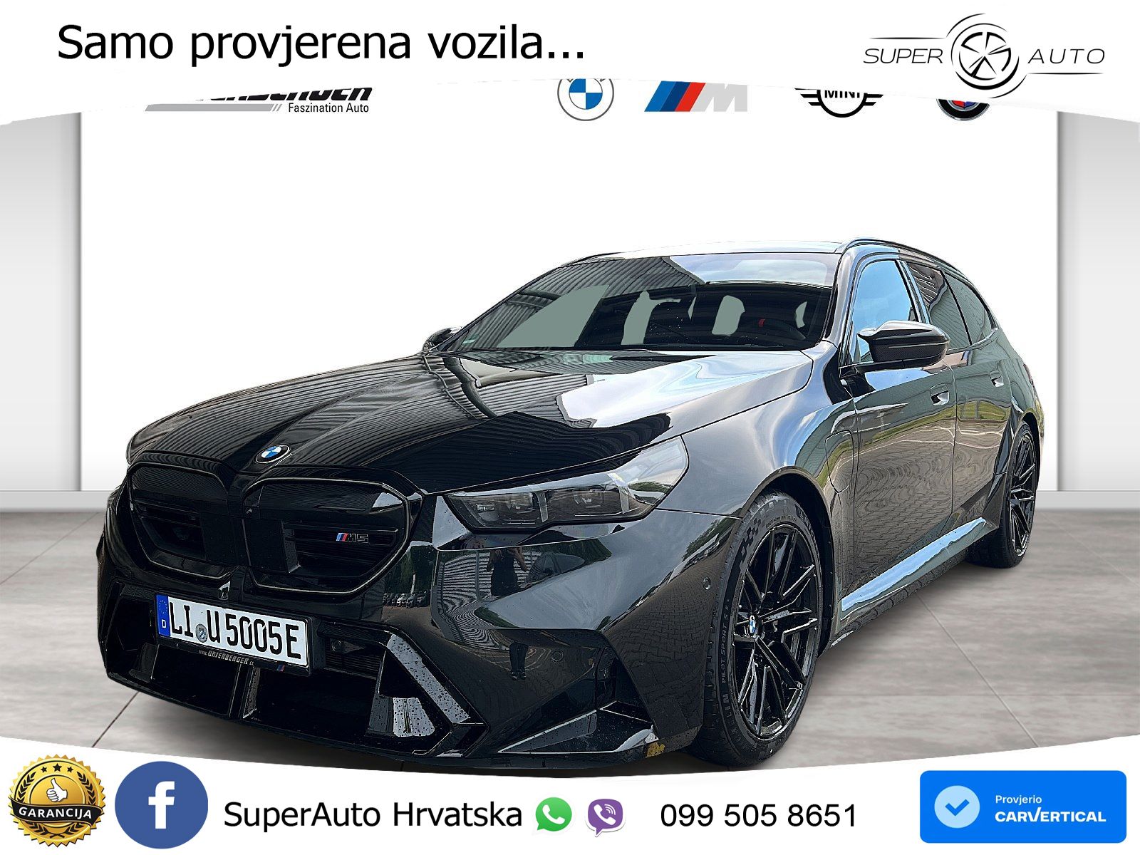 BMW M5 Touring 4.4 V8 (727 KS) xDrive Steptronic ACC+HEAD+4xGR SJED+360+PANO