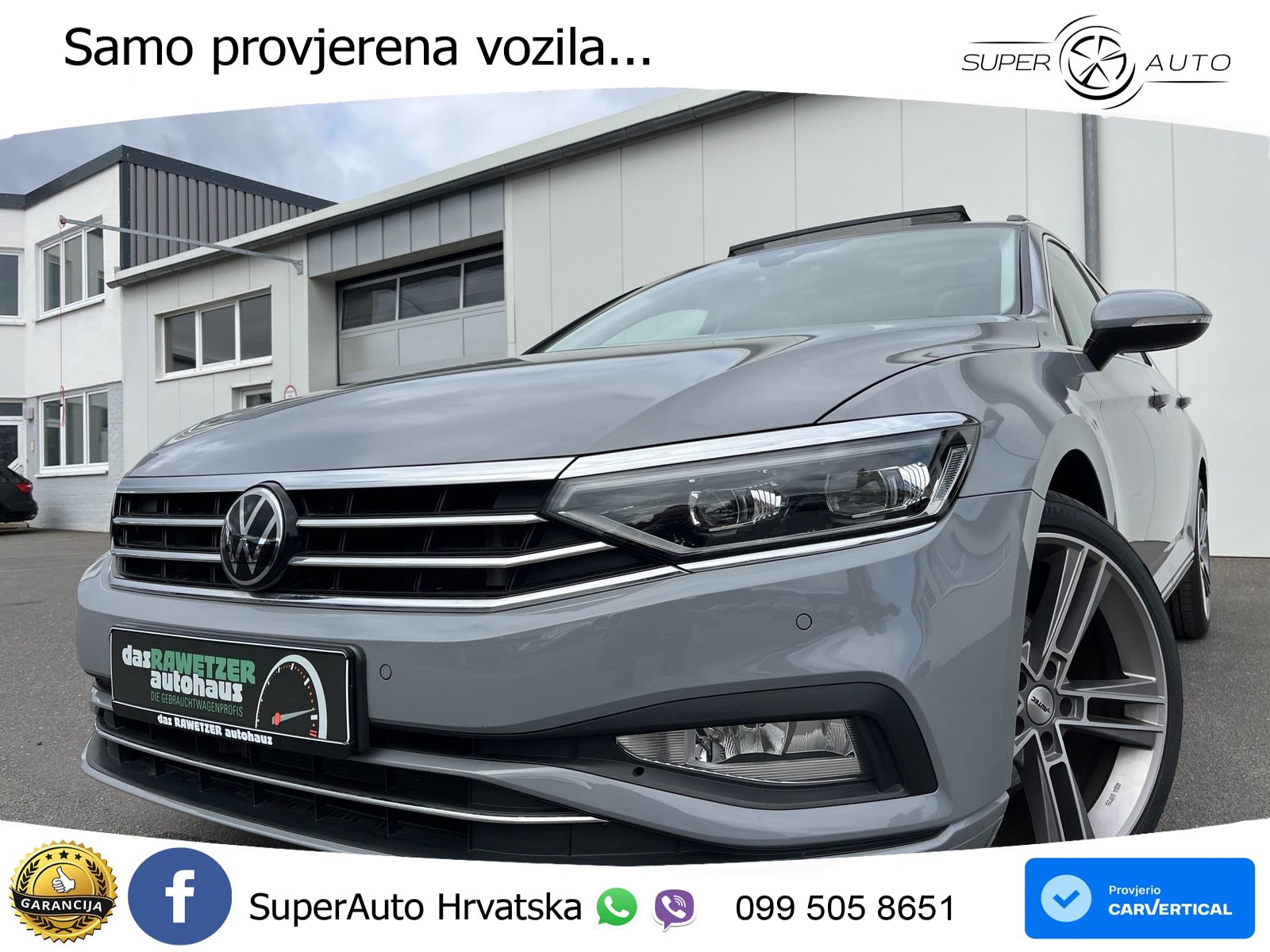 Volkswagen Passat Variant 2.0 TDI (150 KS) DSG R-Line LED+GR SJED+ACC